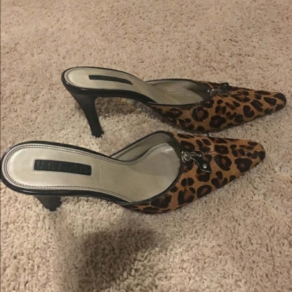 Unisa Shoes | Leopard Print Ponyhair Mule 3 Heel | Poshmark Leopard print pumps Jiron | Unisa pumps